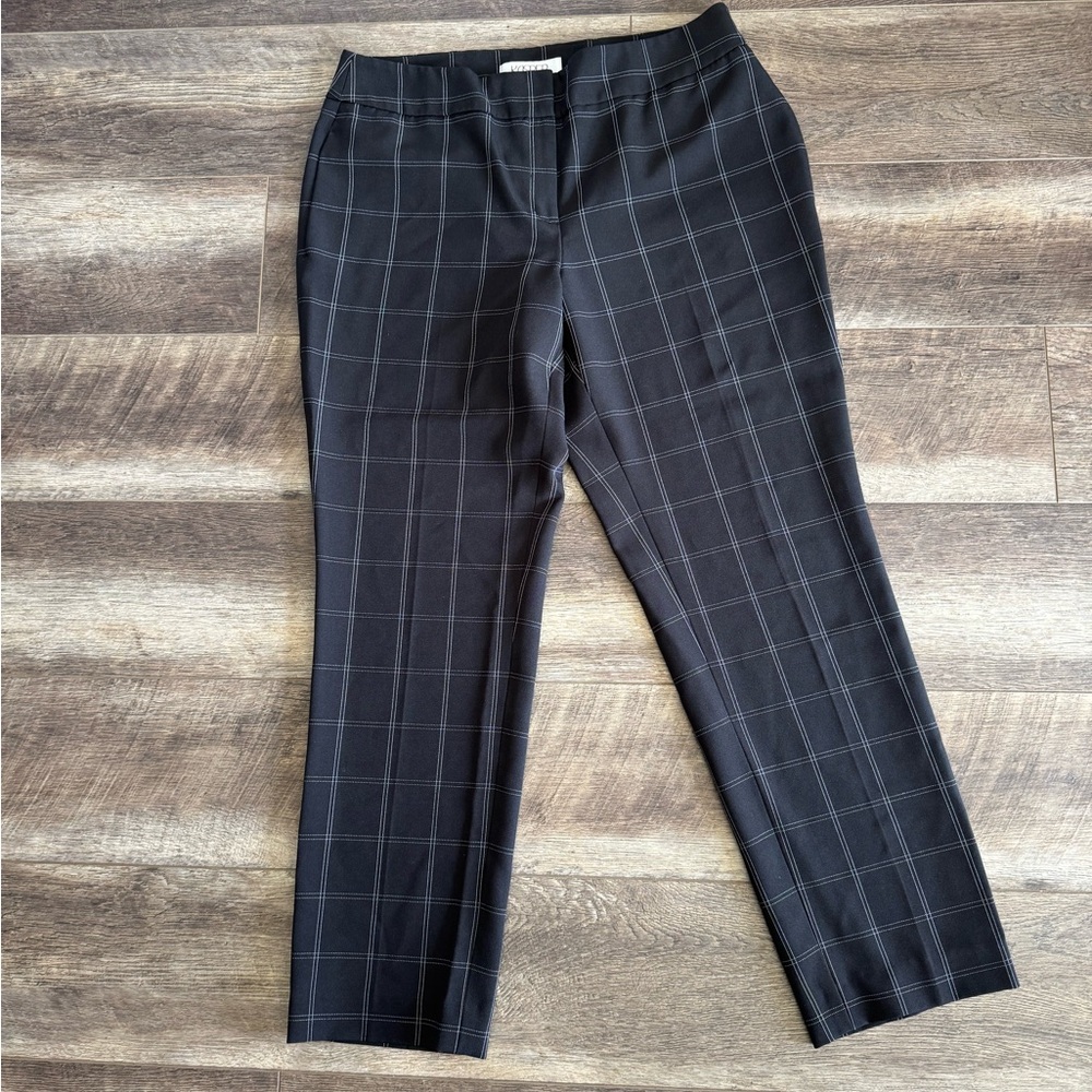 Black Checkered Dress Pants - Size 12
